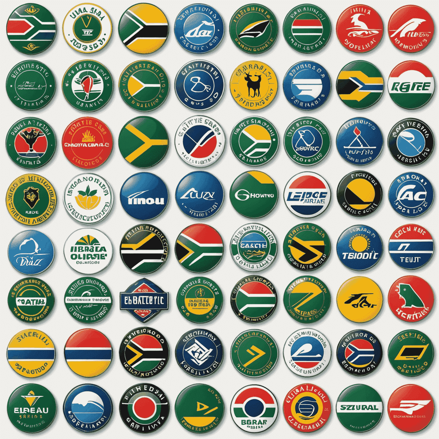 A collage of logos of companies that have successfully entered the South African market